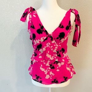 Tanya Taylor bright pink tank